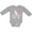 AC-Heather Grey, variant on Inktastic Gigi and Grandpa Love Me Unicorn Grandchild Girls Long Sleeve Baby Bodysuit