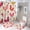 style-731, variant on 4 Piece Decor Shower Curtains Sets Bathroom Sets with Shower Curtain And Rugs 4 Piece White Volleyball Waterproof Durable Bathroom Decor Shower Sports Series for Bathtub Decor
