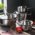 thumbnail image 2 of Bateria Cocina Magefesa Acero Inoxidable Ollas Dux 7 Pzas plateado 1, 2 of 4