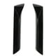 thumbnail image 1 of 2 uds, moldura Exterior de ala divisoria lateral de ventana trasera, reemplazo izquierdo derecho para SEAT LEON 5F FR Mk3 MK3.5 2013-2021, negro brillante Jadeshay A, 1 of 8