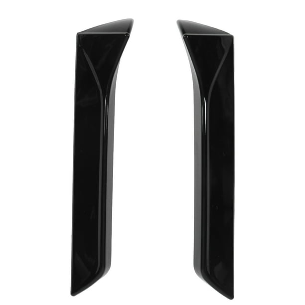 2 uds, moldura Exterior de ala divisoria lateral de ventana trasera, reemplazo izquierdo derecho para SEAT LEON 5F FR Mk3 MK3.5 2013-2021, negro brillante Jadeshay A