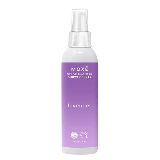 MOXE Lavender Shower Spray Aromatherapy Essential Oils Shower Mist for