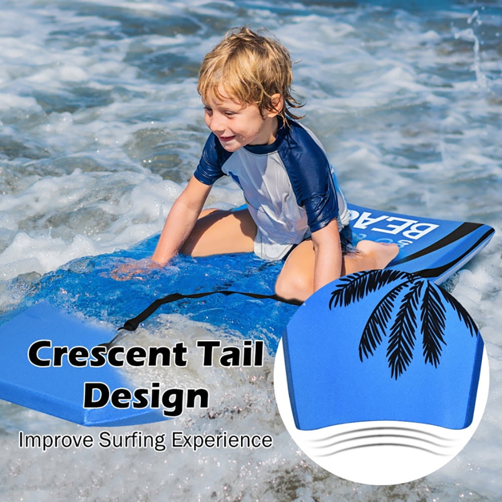 Resenkos Surfboard,Stand Up Paddle Board, Super Lightweight Bodyboard Surfing with Leash EPS Core Boarding-M