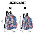 thumbnail image 2 of FORMRS Mini Backpack Purse for Women Travel Daypack Casual Shoulder Bag, Pink Flowers Pattern, 2 of 7