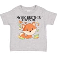thumbnail image 3 of Inktastic My Big Brother Loves Me- Little Fox Boys or Girls Toddler T-Shirt, 3 of 5