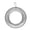 A, variant on Sktrjpolfis Hanging Ring Bird Feeder, Circular Metal Wild Bird Seed Feeder for Outdoor Garden Patio Yard Decoration