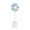 White, variant on BZPIZ Desk Fan Rechargeable Portable Clip-on Fans Clip Stroller Fan, USB Rechargeable Personal Mini 360 ° Rotate Cooling Table Fan for Home Office Outdoor Travel