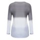 thumbnail image 4 of Camisas Navideñas Para Mujer Tops de Manga Larga Estampado O-Cuello Blusa Suelta Sudor Degradado Odeerbi  ODB205248, 4 of 5