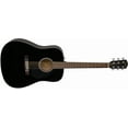 thumbnail image 4 of Fender CD-60S Solid Top Dreadnought Acoustic Guitar - Black w/ Gig Bag, 4 of 8