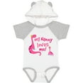 thumbnail image 3 of Inktastic My Nanny Loves Me Girls Baby Bodysuit, 3 of 5