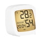 thumbnail image 3 of Reloj despertador Digital compacto, reloj de noche con temperatura y humedad, 3x1,8x3 pulgadas, 12 horas/24 horas, portátil para escritorio de oficina ,, 3 of 8