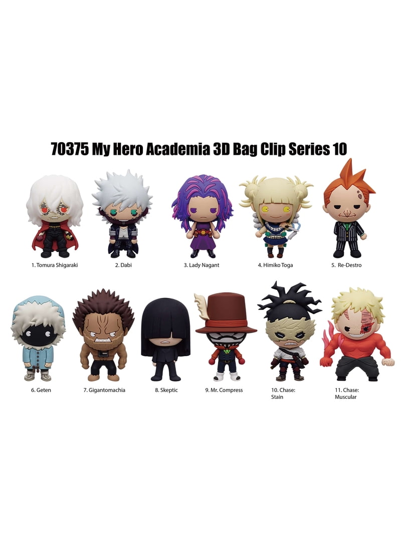 3D Figural Keyring My Hero Academia Series 10 Mystery Pack (1
