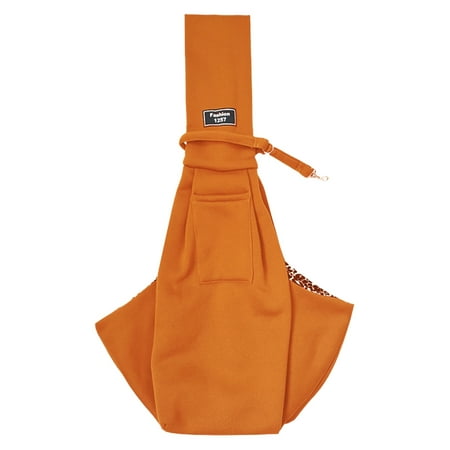 Purrfect Adjustable Dog Sling Carrier with Pocket Safety Hook Hands-Free Pet Bag Breathable Small Animals Carrier Crossbody Shoulder Outdoor Travel Portable Bag