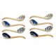 thumbnail image 1 of 12X Ceramics Soup Spoons Set of Japanese Soup Spoon Long Handle Soup Spoons for Pho Ramen Noodles Wonton Dumpling Rice, 1 of 5
