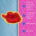 thumbnail image 2 of Doggy Parton, Dog and Cat Clothes, Fur Trimmed Cowboy Pet Hat, Red, XS/S, 2 of 10