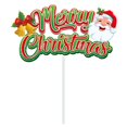 thumbnail image 1 of Bandera decorativa navideña para fiestas infantiles, decoración para tartas, complemento, 1 of 6