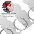 thumbnail image 6 of LABSERRON 4Pcs Metal Key Ring with Shopping Cart Token for Practical Trolley Removal, 6 of 8
