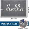 thumbnail image 2 of EARTHALL Funny Hello Mats Outdoor, Front Door Mat for Outside Entry, Doormat Outdor/Indoor Entrance, Front Door Rugs for Entryway Inside, Outside Mats for Home Entrance, Front Porch Decor 20"x32", 2 of 8