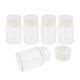 thumbnail image 5 of s de muestras de muestras de líquidos de laboratorio de 5 piezas con tapón de rosca transparente de 60 ml Cola Frascos de botellas de laboratorio, 5 of 8