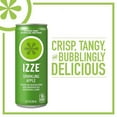 thumbnail image 2 of IZZE Sparkling Juice, Apple, No Added Sugars, No Preservatives, Non-GMO, 8.4 Fl Oz Can (Pack of 24), 2 of 4