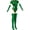 Green, variant on Kim Wu Cloth - Women's Green & Pink Jumpsuit Bodysuit
