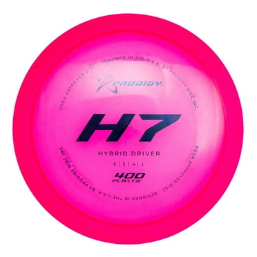 Prodigy Disc 400 H7 | Very Understable Disc Golf Driver | Easy Distance with Understable Flight | Durable 400 Plastic | Great Beginner Disc Golf Fairway Driver | Colors May Vary (170-176g)