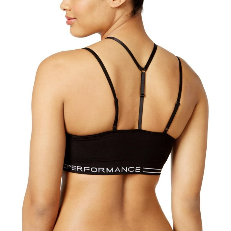Calvin Klein Performance Womens Removable Cups Strappy Sports Bra