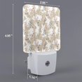 thumbnail image 2 of Naloa Retro Bunny Flower Night Lights Plug into Wall, Dusk to Dawn Sensor Warm White Led Night Light 0.5W, Nightlight suit for Adults, Bedroom, Bathroom, Hallway, Kitchen, 2 of 5