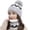 Light Gray, variant on Winter Hats for Women 2-Piece Set Knitted Beanie with Pom Pom and Neck Warmer Thick Warm Thermal Fleece Lined Skull Cap Chevron Pattern for Cold Weather Chilly Morning Commute Everyday Apparel