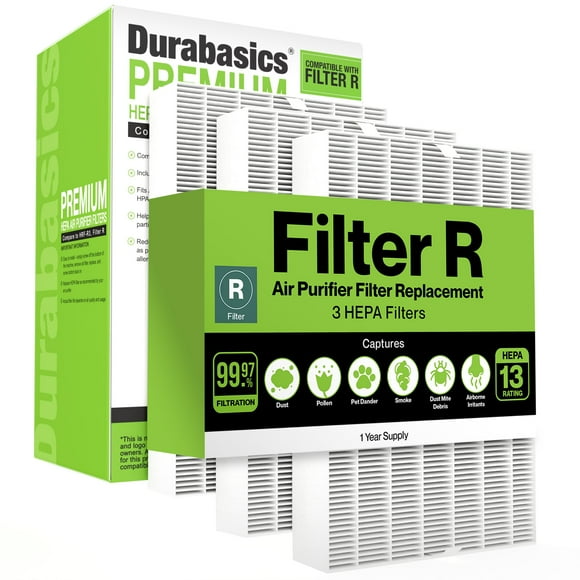 Filtros HEPA compatibles con el purificador de aire Durabasics de Honeywell