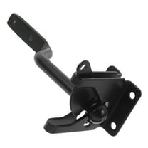 Masteelf Spring Loaded Gate Latch for Outdoor Fence Metal Door Latches Hardware with Lock System Heavy Duty Gate Hinge for Wood Gates