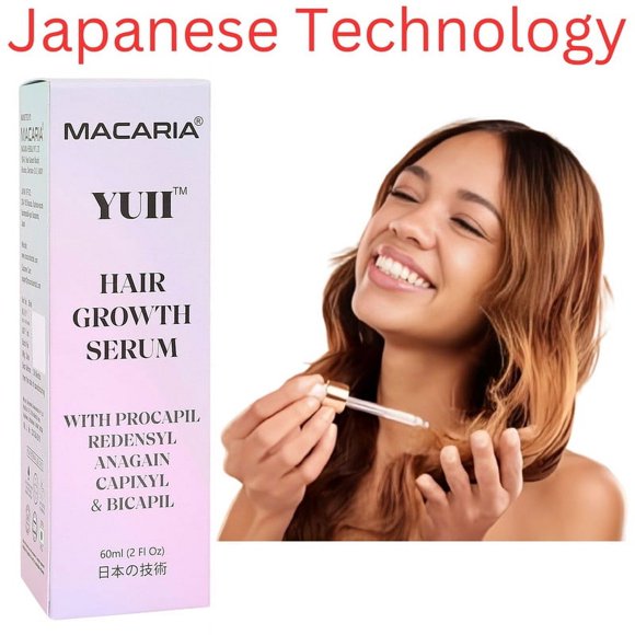 YUII Procapil & Redensyl Black Hair Growth Serum hair products for women | hair growth serum for women | hair growth serum for men |