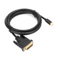 thumbnail image 3 of Displayport negro de transmisión estable a cable DVI, adaptador macho a macho, para computadora, TV, hogar, proyector LHCER Descripción de la referencia, 3 of 7