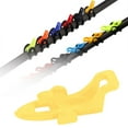 thumbnail image 1 of Hearth & Gear Fishing Rod Hook Holder Fish Hook Holder Fish Holder With 3 Sizes Rubber Ring Fish Hook Holder Quick Mount Holder Tip up Rig Ice Flag Replacement Strait over Tackle Saltwater Tackle, 1 of 3