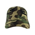thumbnail image 2 of TopHeadwear Blank Youth Baseball Adjustable Hook and Loop Hat - Camo, 2 of 2