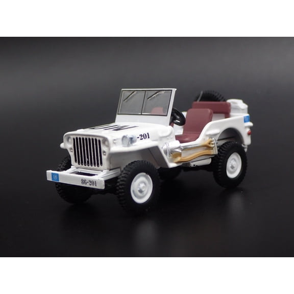 Open Box 1941-1945 JEEP WILLYS MB ARMY 1:64 SCALE COLLECTIBLE DIORAMA DIECAST MODEL CAR