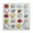 Style RJ0034, variant on Embossed Cartoon Nail Art Stickers Decals Self-Adhesive Floral Nail Supplies