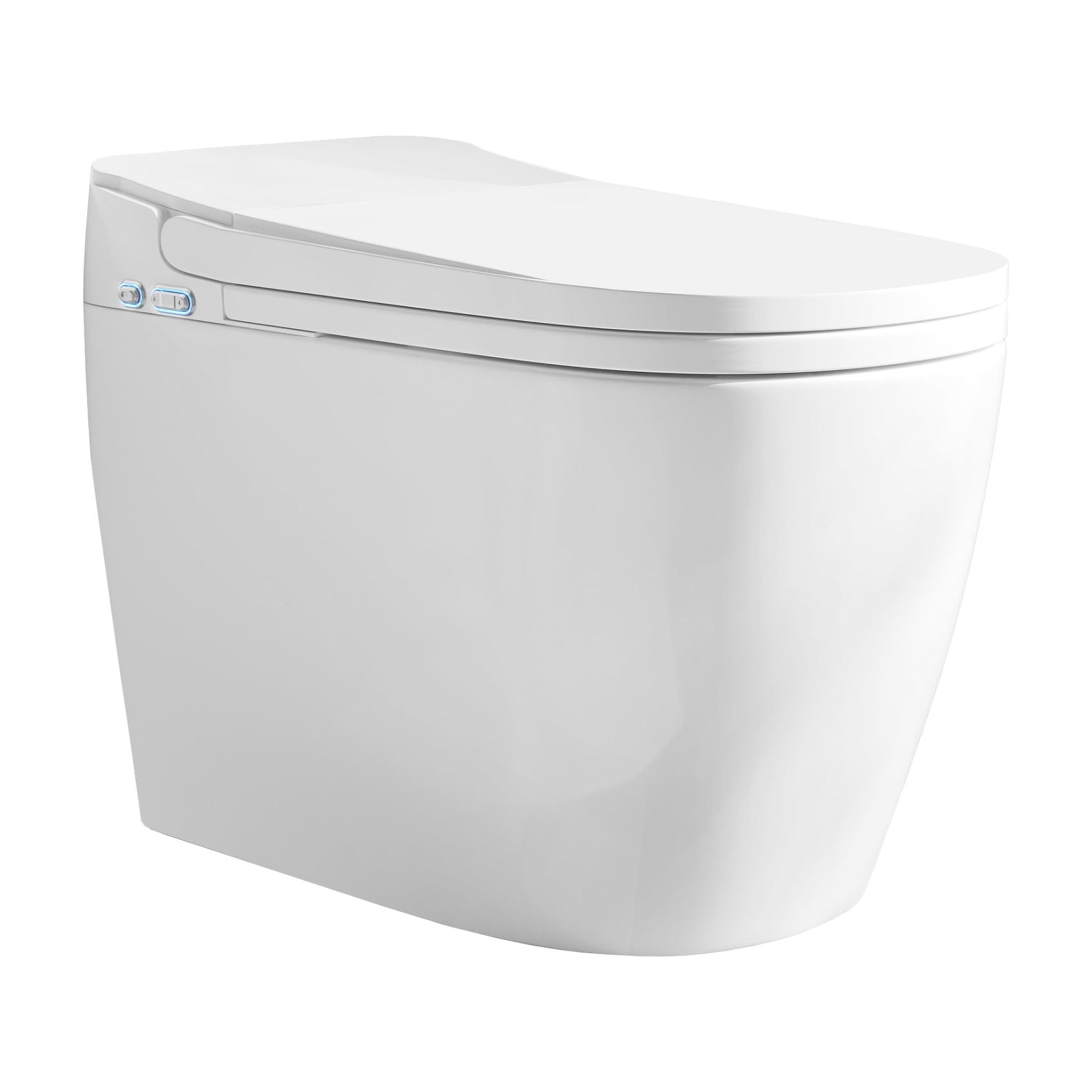 Avancer One Piece Smart Toilet 1.28 GPF in Glossy White with Heated Bidet, Air Drying, Night Light, Foot Sensor