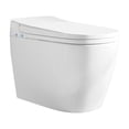 thumbnail image 6 of Avancer One Piece Smart Toilet 1.28 GPF in Glossy White with Heated Bidet, Air Drying, Night Light, Foot Sensor, 6 of 10