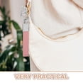 thumbnail image 3 of CTIRCHIU 2Pcs Rectangular Car Key Chain Pendant with Rhinestone Design for Daily Use, 3 of 6
