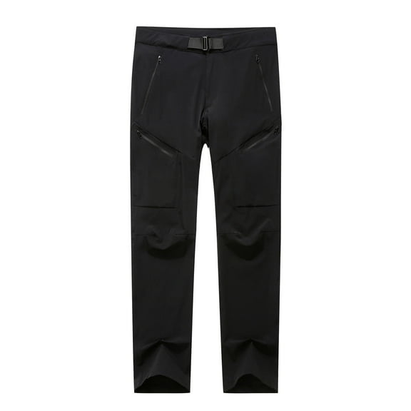 WREESH Men's Tactical Pants Solid Fashion Outdoors Quick Drying Hiking Pants Trousers Black