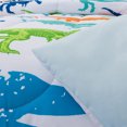 thumbnail image 5 of Btargot 5 Piece Dinosaur Full Kids Comforter Set for Boys and Girls Bedding Set Bed-in-a-Bag White, 5 of 11