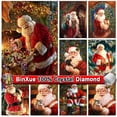 thumbnail image 2 of BinXue-pintura de diamantes de cristal de Papá Noel 100%, bordado de diamantes adhesivos para árbol de Navidad, mosaico artesanal hecho a mano, decoración del hogar, regalo, 2 of 4