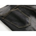 thumbnail image 4 of LZLER Stretch Jean Shorts for Men Ripped Denim Shorts Black Jeans Shorts, 4 of 6
