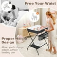 thumbnail image 3 of Patiojoy Infant Folding Changing Table Portable Children Baby Girl Boy Diaper Station w/ Storage Box, 3 of 9
