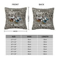 thumbnail image 4 of The Cuphead Show Throw Pillow Cover Decoration Pillow Case Cushion Home Decor for Home Sofa Couch 12"x12", 4 of 7