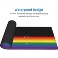 thumbnail image 3 of LGBT Gay Pride Rainbow Gaming Mouse Pad Pride Large Mouse Pad (31.5x11.8 Inch) Non-Slip Rubber Base Large Desk Mat Desk Protector for Home Office Gaming Work, 3 of 5