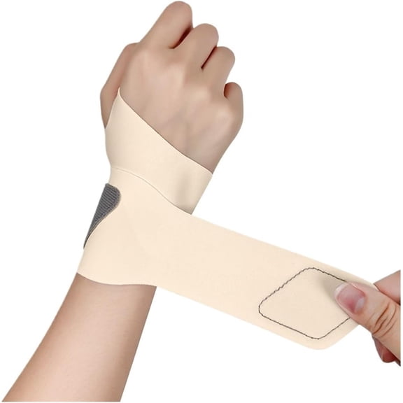 2 Pcs Ultra-Thin Wrist Brace Support for Carpal Tunnel, Pain Relief, Arthritis, Tendonitis, Elastic Wrist Wraps Right and Left Hands - Compression and Support for Fitness Enthusiasts