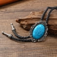 thumbnail image 4 of 1pc Bolo Tie Joyas para Hombre - Collar Vaquero con Colgante 100 Cm jinwen Lazo del bolo del vaquero, 4 of 5