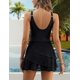 thumbnail image 2 of Traje de baño VIMPUNEC para mujer con control de barriga, negro, XXL, 2 of 6